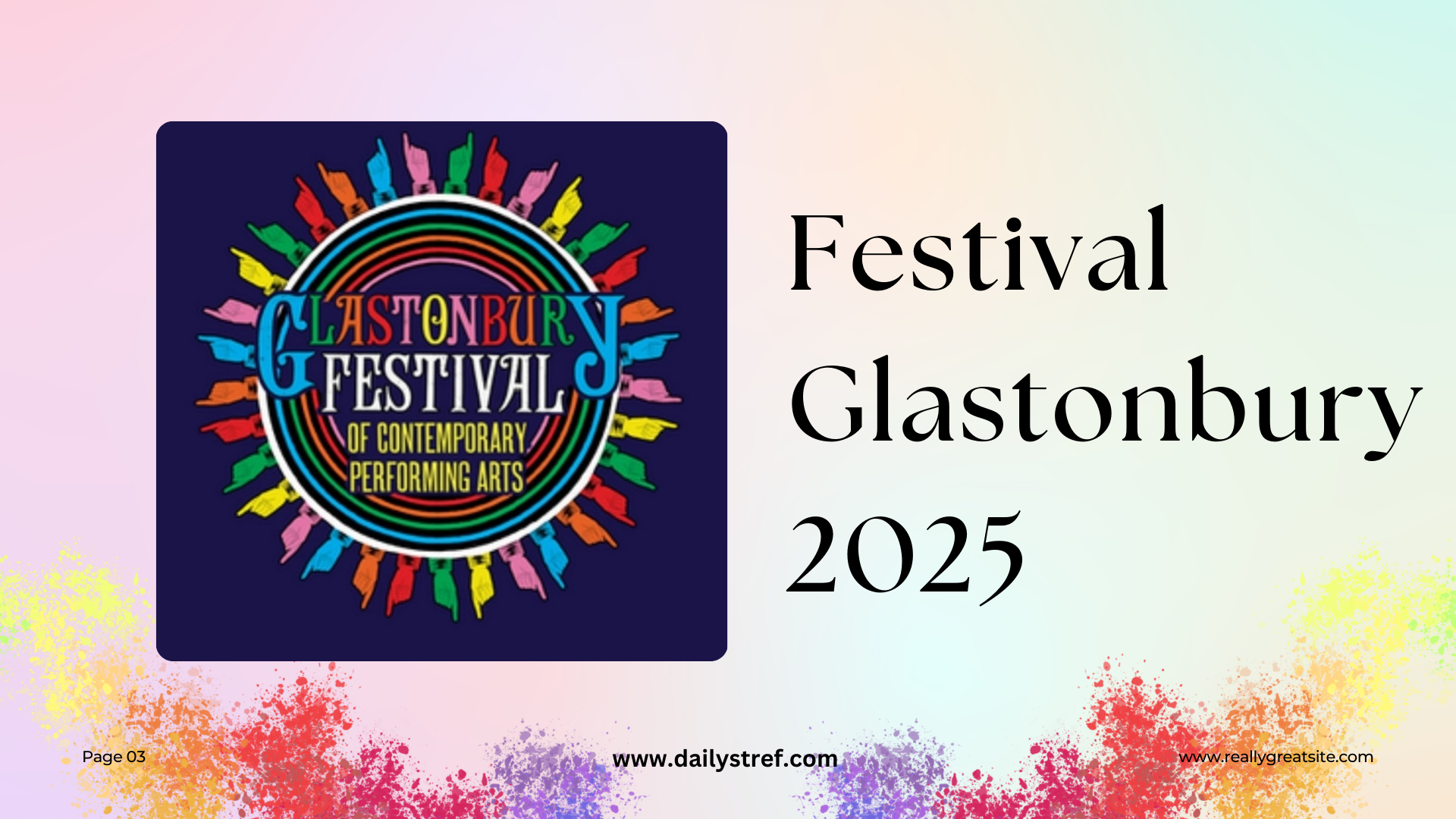 Colorful Illustrated Holi Festival Presentation